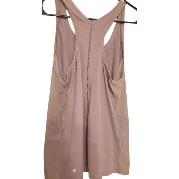 LULULEMON ATHLETICA Embodiment Tank Dark Chrome Size 8 - Picture 3 of 4